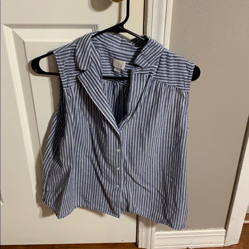 Summer button up blouse